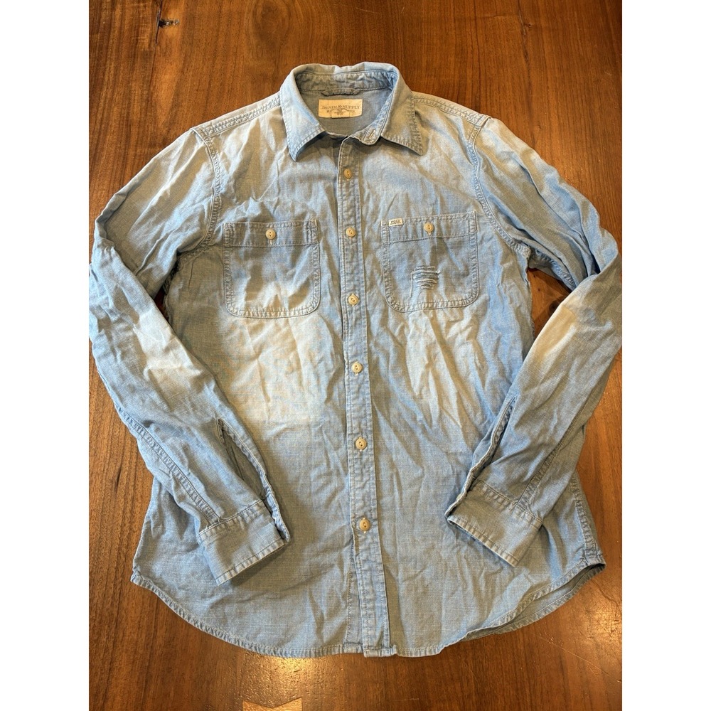 Ralph Lauren Denim & Supply Chambray Button Down Workwear Shirt M